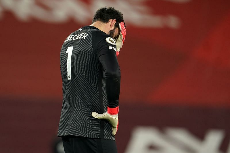 Alisson's worst night in a Liverpool shirt